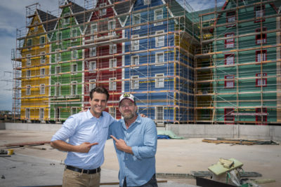 Im Juli 2018 hat sich Thomas Mack mit Brian Bojsen einen ersten Eindruck von der Resort-Erweiterung gemacht