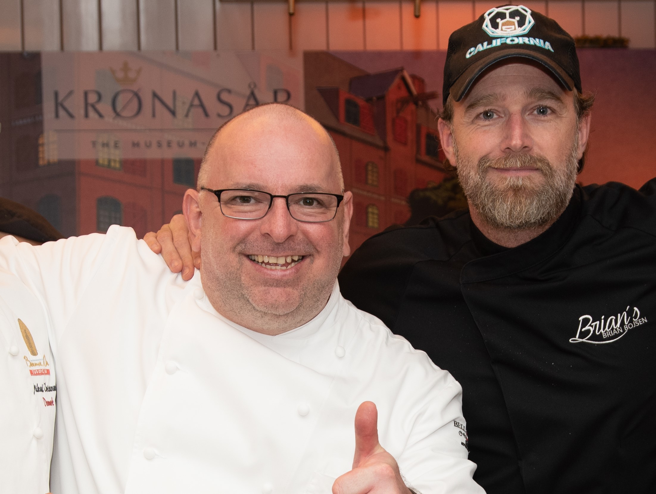 Holger Strütt, Küchenchef "Bell Rock", stellt mit Brian Bojsen die Speisekarten für das sechste Erlebnis-Hotel zusammen