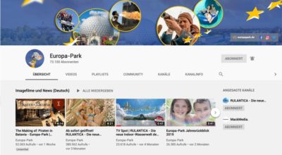 Europa-Park YouTube-Channel