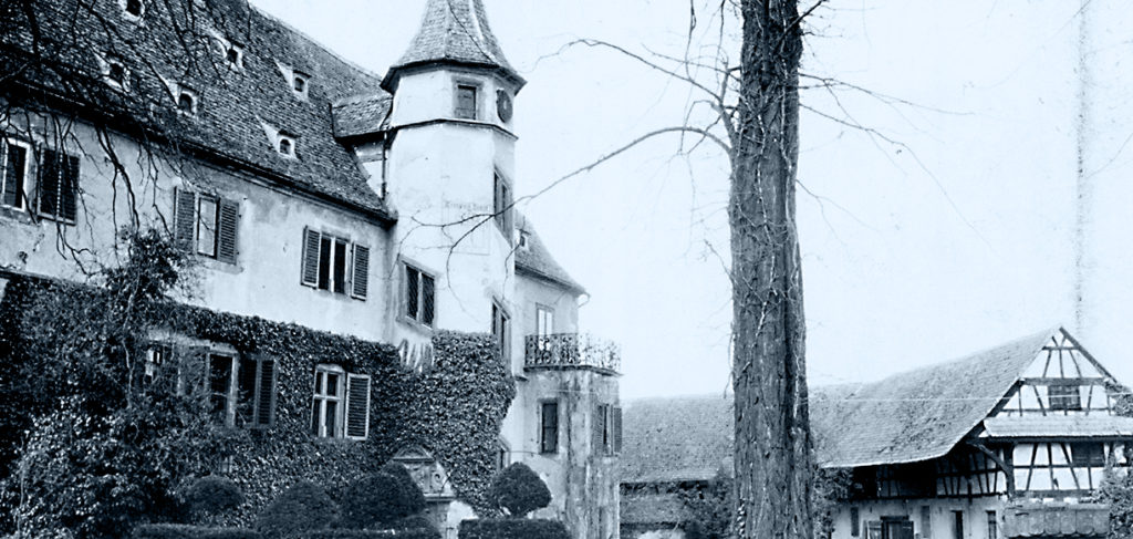 Le château Balthasar, intégré au parc