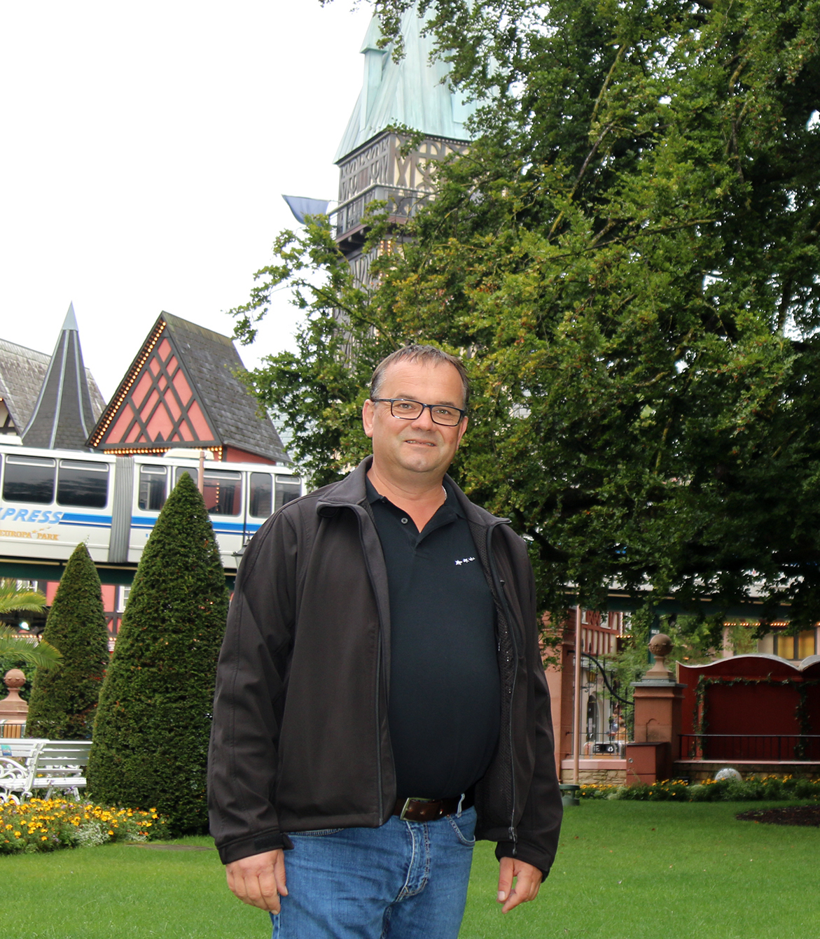 Jürgen Sedler est à la tête de la jardinerie d'Europa-Park. 