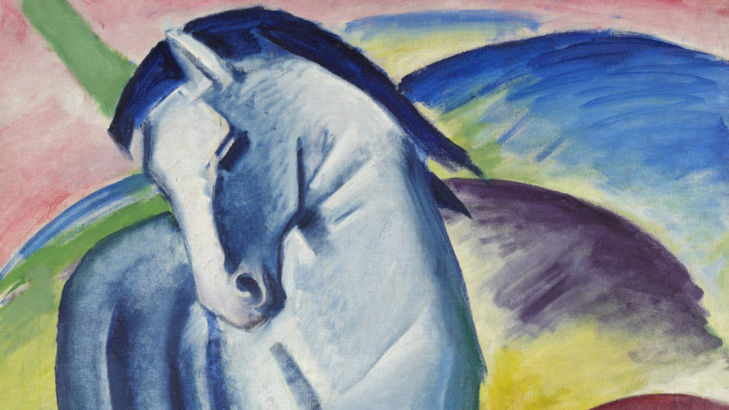 Original Franz Marc: Blaues Pferd (1911)