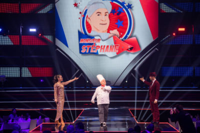 Stéphane Bulcourt apporte aussi une touche française au dîner-spectacle !