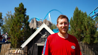 Avant même d'y travaillé blue fire Megacoaster était déjà une des attractions préférées de Loïc !