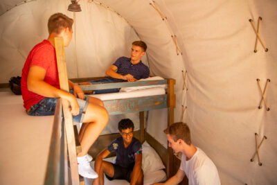 Dormir dans des roulottes est hyper fun !