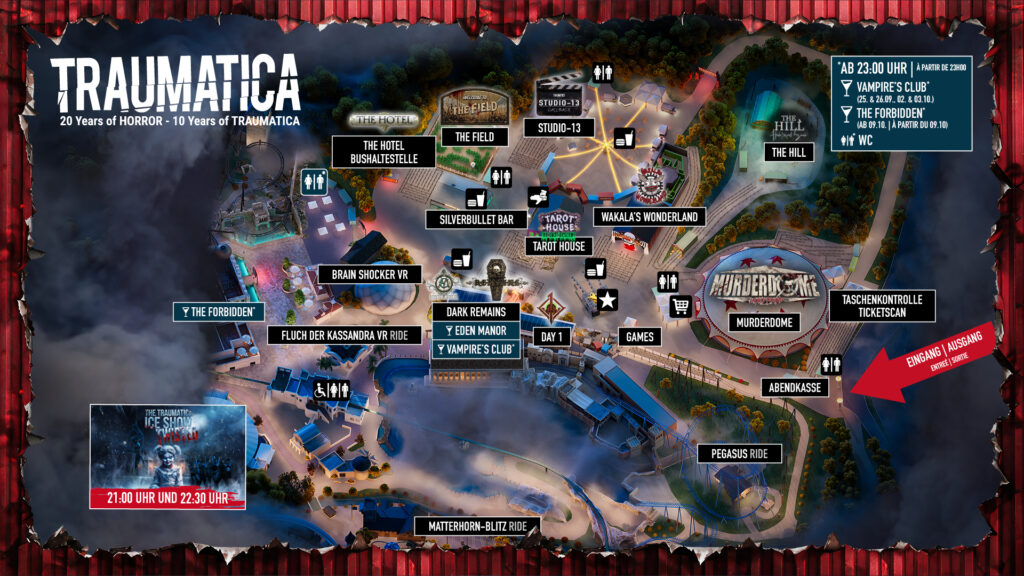 Préparez votre visite à Traumatica !